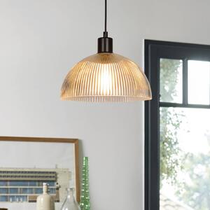 COREP Lampa wisząca Duomo, możliwość ściemniania, przezroczysty / transparentny, salon / jadalnia, szkło
