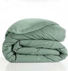 Zielona bawełniana poszwa na kołdrę dwuosobowa 240x220 cm Lina – douceur d'intérieur