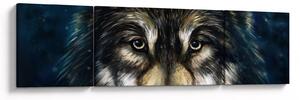 Obraz - Wilk (170x50 cm)