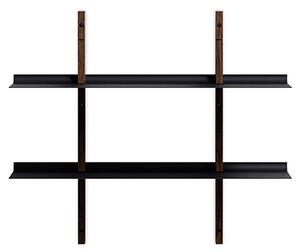 Eva Solo - Smile Shelf Set Small Smoked Oak/Black