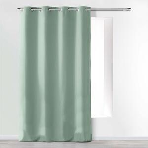 Szałwiowa zasłona częściowo zaciemniająca (dimout) z mikrowłókna 140x280 cm Absolu – douceur d'intérieur