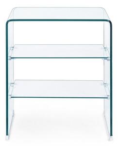 Szklany stolik 40x50 cm Iride – Bizzotto