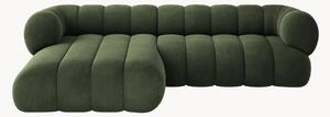 Sofa narożna z aksamitu Koge (5-osobowa)