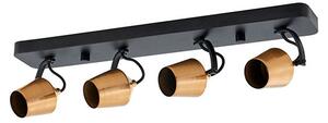 Lindby - Sylveria 4 Lampa Sufitowa Black/Gold