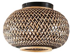 Lindby - Nerys Lampa Sufitowa Black/Wood