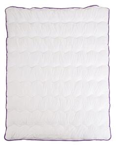 Całoroczna kołdra pikowana STELLA LAVENDER 140x200 cm, biała