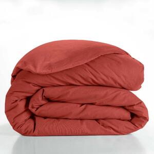 Ceglasta bawełniana poszwa na kołdrę dwuosobowa 240x220 cm Lina – douceur d'intérieur