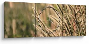 Obraz - Ziarno (z zegarem) (90x30 cm)