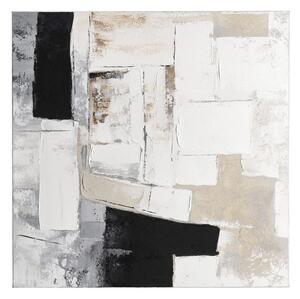 Obraz drukowany na płótnie z ręcznie malowanymi elementami 80x80 cm Crown – Bizzotto