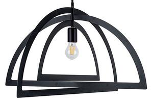 Czarna geometryczna lampa wisząca loft - A71-Peza