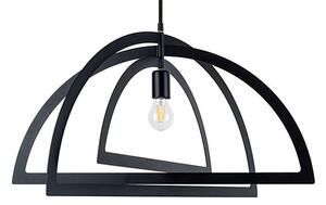 Czarna metalowa lampa wisząca loft - A70-Peza