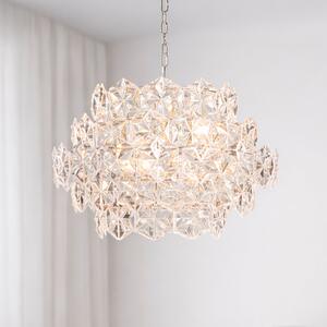 Lampa Wisząca By Rydéns, Monarque Mini, ściemnialny, transparentny, jadalnia, tworzywo sztuczne