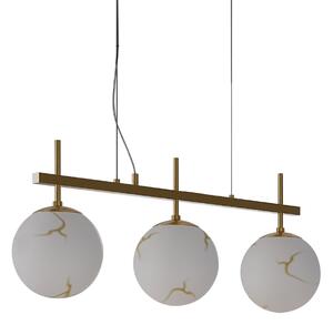 Lampa Wisząca By Rydéns, Bellagio, ściemnialny, biały, jadalnia, szkło