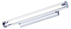 Srebrny kinkiet do łazienek ION LED - chromowana tuba 59cm