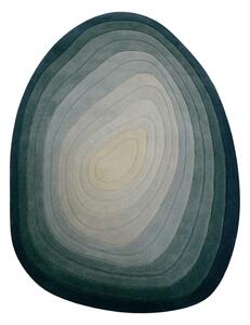 Niebieski wełniany dywan 160x230 cm Puddle Ombre Wool – Flair Rugs