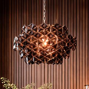 By Rydéns Lampa wisząca Monarque, możliwość ściemniania, czarny, salon / jadalnia, metal