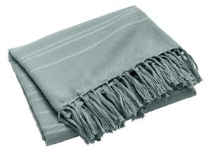Zielona bawełniana narzuta 125x150 cm Lilia – douceur d'intérieur