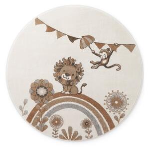 Kremowy dywan dziecięcy ø160 cm Roar like a Lion – Villeroy&Boch