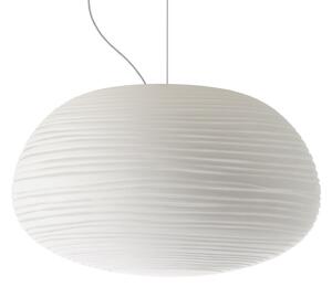 Lampa Wisząca Foscarini, Rituals 2, ściemnialny, biały, salon, szkło, design