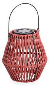 Czerwony solarny lampion LED (wysokość 17 cm) Juny – Yes Everyday