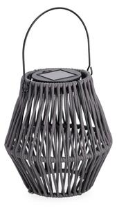 Szary solarny lampion LED (wysokość 17 cm) Juny – Yes Everyday