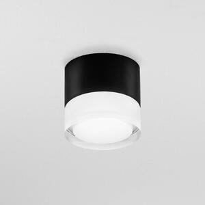 Egger Licht Lampa sufitowa zewnętrzna Egger DLS Phoenix 3000 K czarna Ø 9 cm aluminium