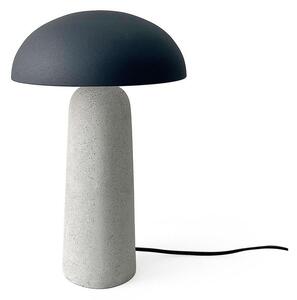 Szara lampa stołowa betonowa z metalowym kloszem (wysokość 39,5 cm) Delphine – Bizzotto