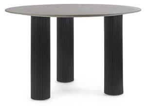 Okrągły stół z blatem w dekorze marmuru ø 120 cm Bamira – Yes Everyday