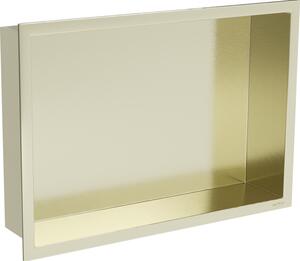 Mexen X-Wall-R półka wnękowa z kołnierzem 45 x 30 cm, złota szczotkowana - 1950453010