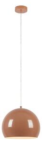 Brązowa lampa wisząca z metalowym kloszem ø 28 cm Pop – Markslöjd