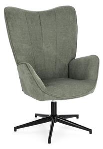 Zielony obrotowy fotel Inas – Bizzotto