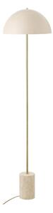 Beżowa lampa stojąca z metalowym kloszem (wysokość 155 cm) Sheffield – House Nordic