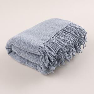 Pled Boucle 140x200 cm dusty blue