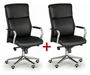 Krzesło biurowe VIRO 1+1 GRATIS, czarny