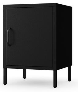 Czarna szafka nocna metalowa MIA Modern 424 x 595 x 400 mm