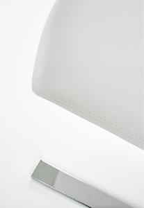 Nowoczesne tapicerowane krzesło K188 - białe