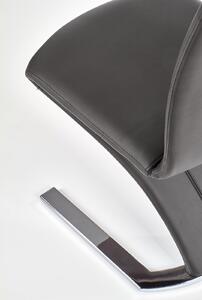 Nowoczesne tapicerowane krzesło K188 - czarny