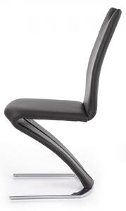 Nowoczesne tapicerowane krzesło K188 - czarny