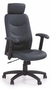 Fotel biurowy Stilo z regulowanymi podłokietnikami - czarny