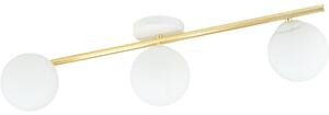 EMIBIG Plafon SPLENDI 3xE14/10W/230V biały/złoty EB0101