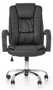 Fotel biurowy Relax z podłokietnikami - czarny