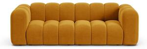 Żółta sofa 228 cm Lupine – Micadoni Home