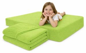 Prześcieradło Frotte z Gumką 80x160 do Łóżeczka Dziecięcego Bawełna Zielone