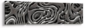 Obraz - Metaliczna abstrakcja (170x50 cm)
