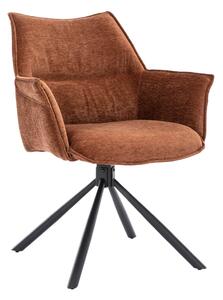 MebleMWM Krzesło obrotowe CA-1026-2 ceglaste