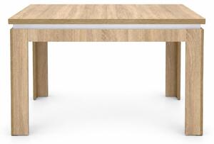 INSPIRO Stół rozkładany C-6 80 × 120–160 cm dąb Sonoma / biały