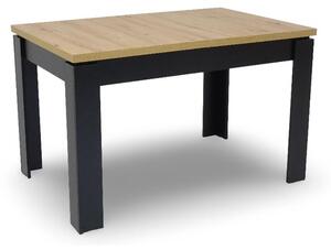 INSPIRO Stół rozkładany C-4 80 × 120–160 cm dąb Artisan / czarny