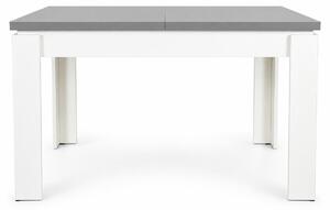 INSPIRO Stół rozkładany C-4 80 × 120–160 cm biały / szary