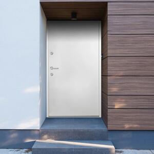 Aluminiowe drzwi zewnętrzne, białe, 110 x 207,5 cm