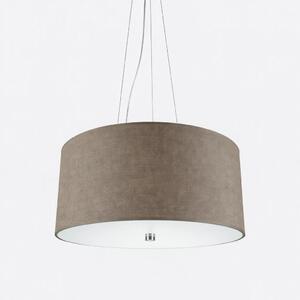Lampa wisząca VEGA beżowa z abażurem